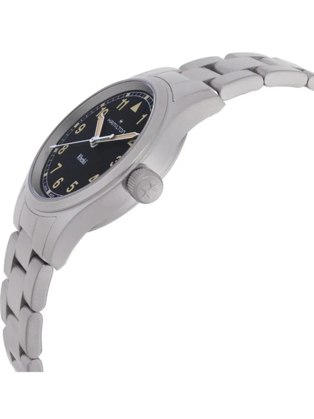 NWT Hamilton Khaki Field Quartz Black Dial Ladies Watch
